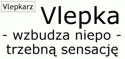 Albo sensacja - albo olefka...